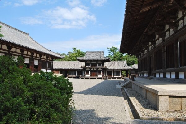 Buddhist temples in Nara. World Heritage - Masterpieces of Japanese Culture