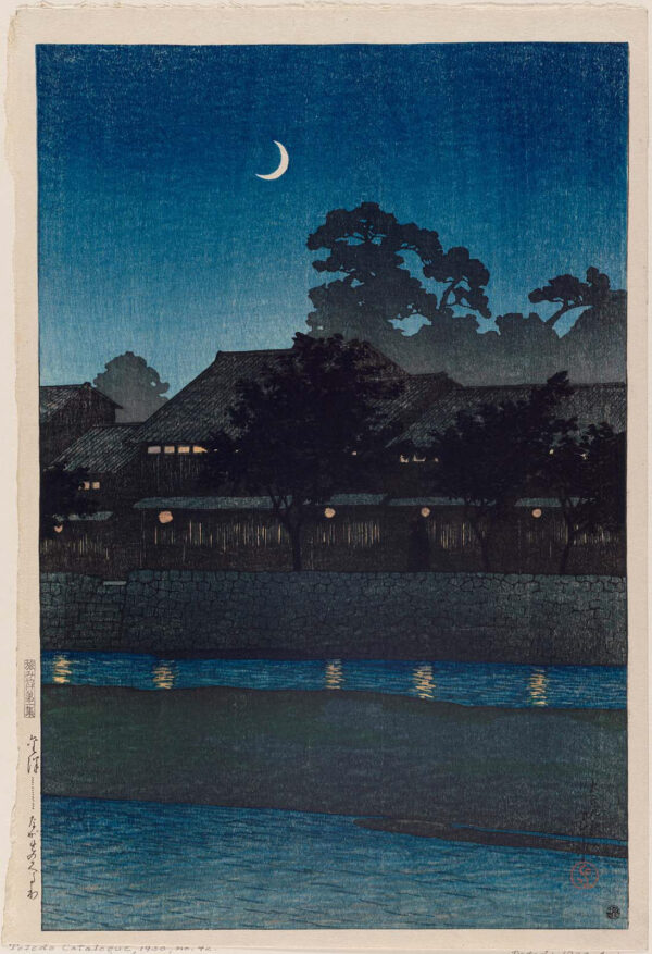 Nagare Pleasure Quarter, Kanazawa, by Kawase Hasui - Masterpieces of ...